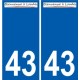 43 Penmarch logo autocollant plaque stickers ville