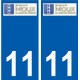 27 de Léry logotipo de la etiqueta engomada de la placa de pegatinas de la ciudad