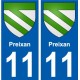 27 Léry wappen aufkleber typenschild aufkleber stadt