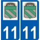 27 Léry logo sticker plate stickers city