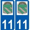 27 de Léry logotipo de la etiqueta engomada de la placa de pegatinas de la ciudad