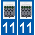 27 Léry logo adesivo piastra adesivi città