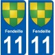 27 Léry stemma adesivo piastra adesivi città