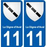 27 Léry coat of arms sticker plate stickers city