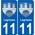 11 Léry blason autocollant plaque stickers ville