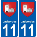 11 Léry blason autocollant plaque stickers ville