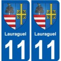 11 Léry blason autocollant plaque stickers ville
