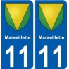 27 Léry coat of arms sticker plate stickers city