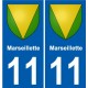 27 Léry coat of arms sticker plate stickers city
