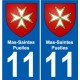 27 Léry coat of arms sticker plate stickers city