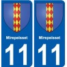 27 Léry coat of arms sticker plate stickers city