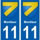 11 Léry blason autocollant plaque stickers ville