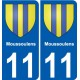 27 Léry coat of arms sticker plate stickers city