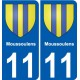 27 Léry coat of arms sticker plate stickers city