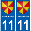 11 Léry blason autocollant plaque stickers ville