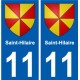 27 Léry stemma adesivo piastra adesivi città