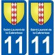 27 Léry coat of arms sticker plate stickers city