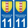 11 Léry blason autocollant plaque stickers ville