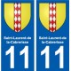 27 Léry coat of arms sticker plate stickers city