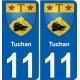 11 Léry blason autocollant plaque stickers ville