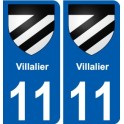 11 Léry blason autocollant plaque stickers ville