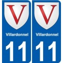 11 Léry blason autocollant plaque stickers ville