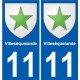 27 Léry coat of arms sticker plate stickers city