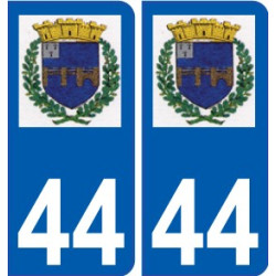 44 Penmarch logo adesivo piastra adesivi città