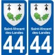 44 Penmarch wappen aufkleber typenschild aufkleber stadt