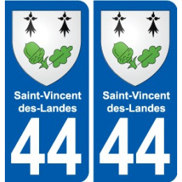 44 Penmarch escudo de armas de la etiqueta engomada de la placa de pegatinas de la ciudad