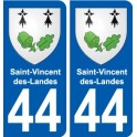 44 Penmarch coat of arms sticker plate stickers city