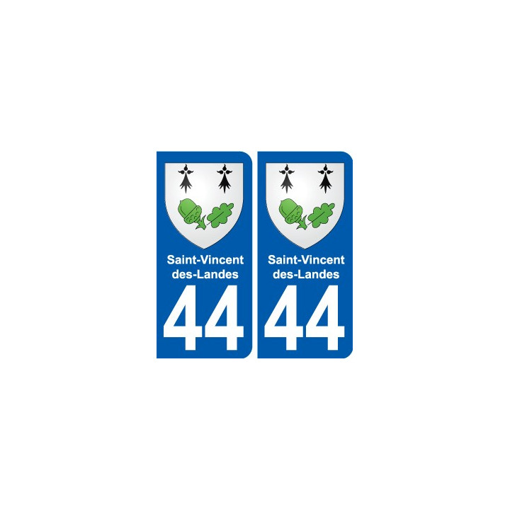 44 Penmarch coat of arms sticker plate stickers city