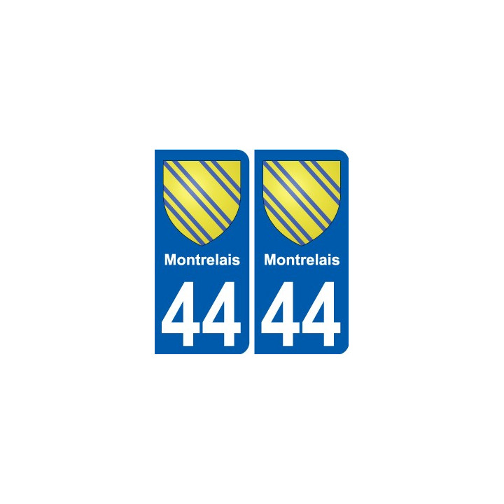 44 Penmarch escudo de armas de la etiqueta engomada de la placa de pegatinas de la ciudad