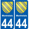 44 Penmarch stemma adesivo piastra adesivi città