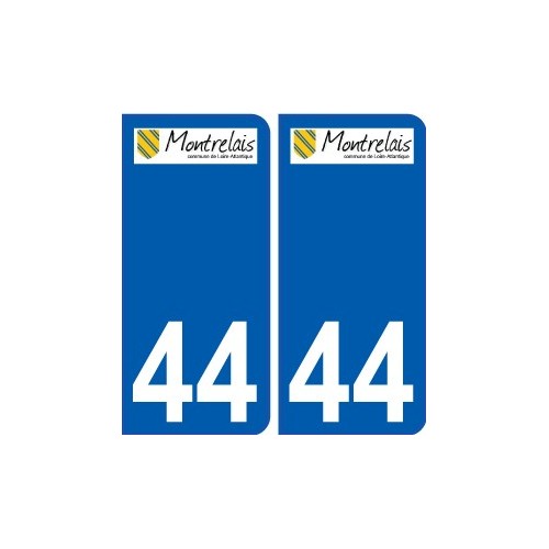 44 Penmarch logotipo de la etiqueta engomada de la placa de pegatinas de la ciudad