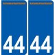 44 Penmarch logo autocollant plaque stickers ville