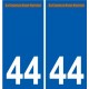 44 Penmarch logo autocollant plaque stickers ville