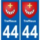 44 Penmarch blason autocollant plaque stickers ville