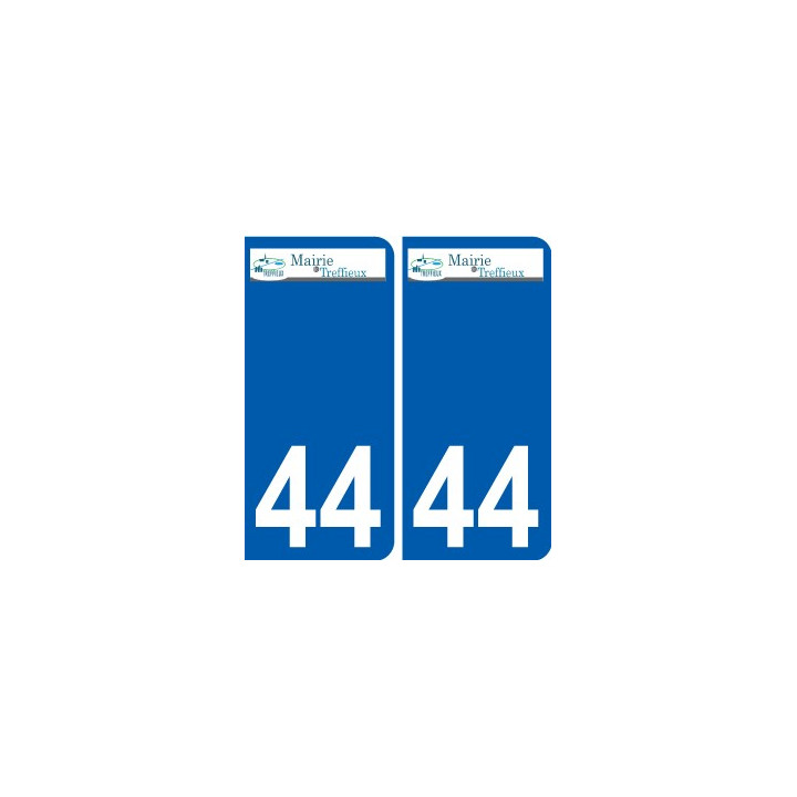 44 Penmarch logotipo de la etiqueta engomada de la placa de pegatinas de la ciudad