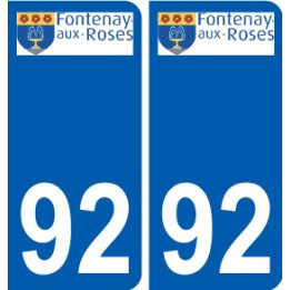 92 Gennevilliers logo aufkleber typenschild aufkleber stadt