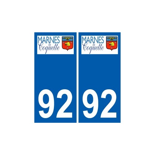 92 Gennevilliers logotipo de la etiqueta engomada de la placa de pegatinas de la ciudad
