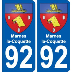 92 Gennevilliers wappen aufkleber typenschild aufkleber stadt