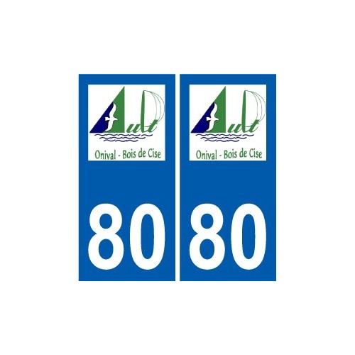 80 Roye logo adesivo piastra adesivi città