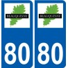 80 Roye logo sticker plate stickers city