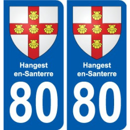 80 Roye blason autocollant plaque stickers ville