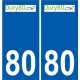 80 Roye logo sticker plate stickers city