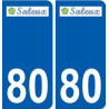 80 Roye logo sticker plate stickers city