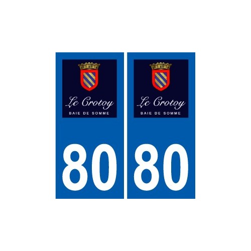 80 Roye logo adesivo piastra adesivi città