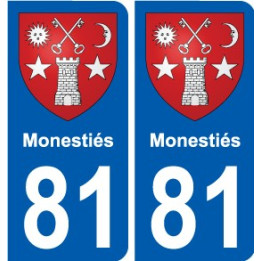 81 Graulhet wappen aufkleber typenschild aufkleber stadt