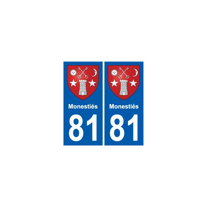 81 Graulhet blason autocollant plaque stickers ville